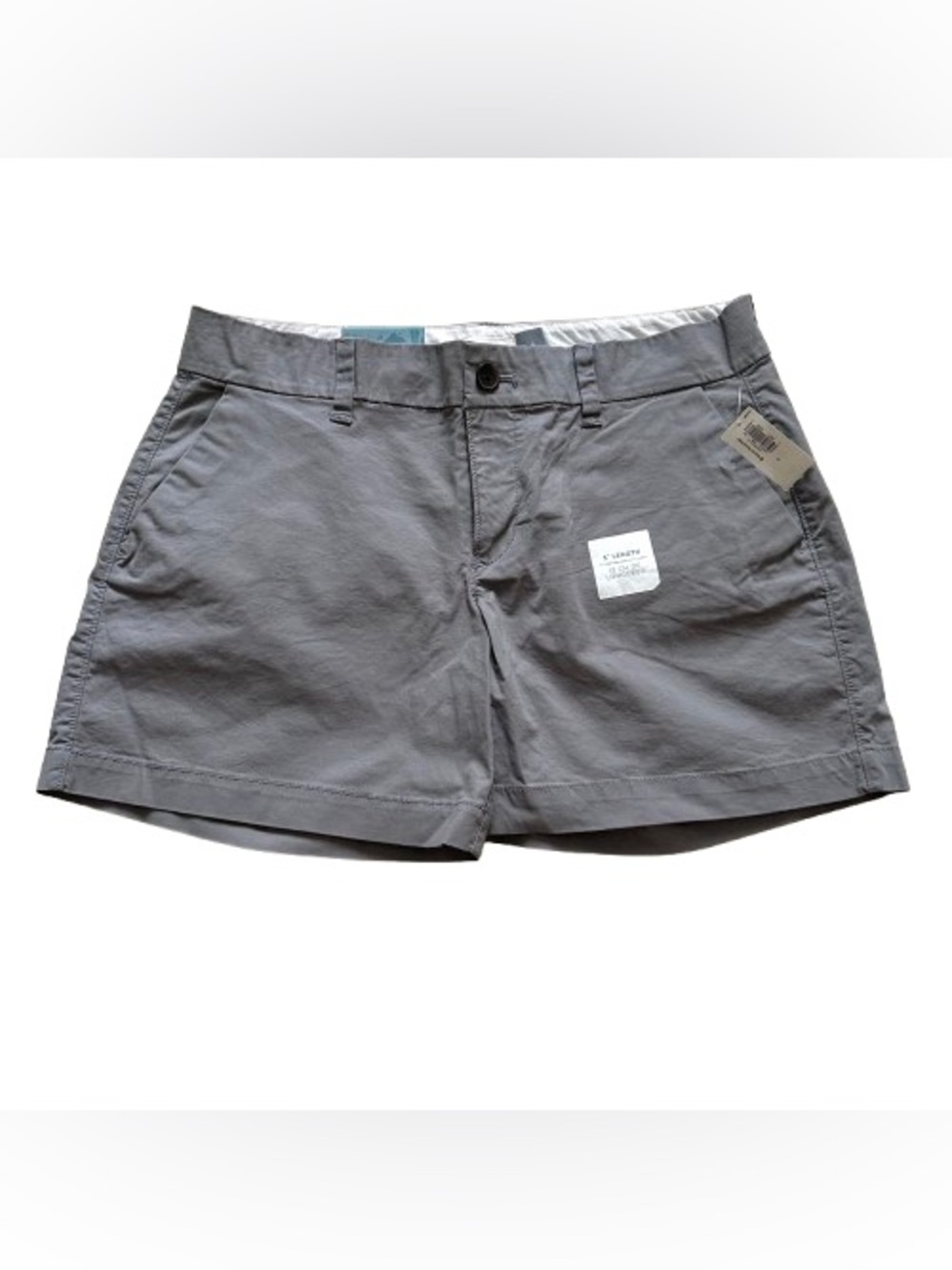 Old Navy Shorts Gray Women's Chino Shorts 5” Inseam Everyday Size 4 NEW